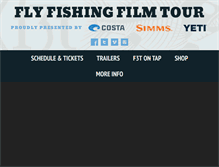Tablet Screenshot of flyfilmtour.com